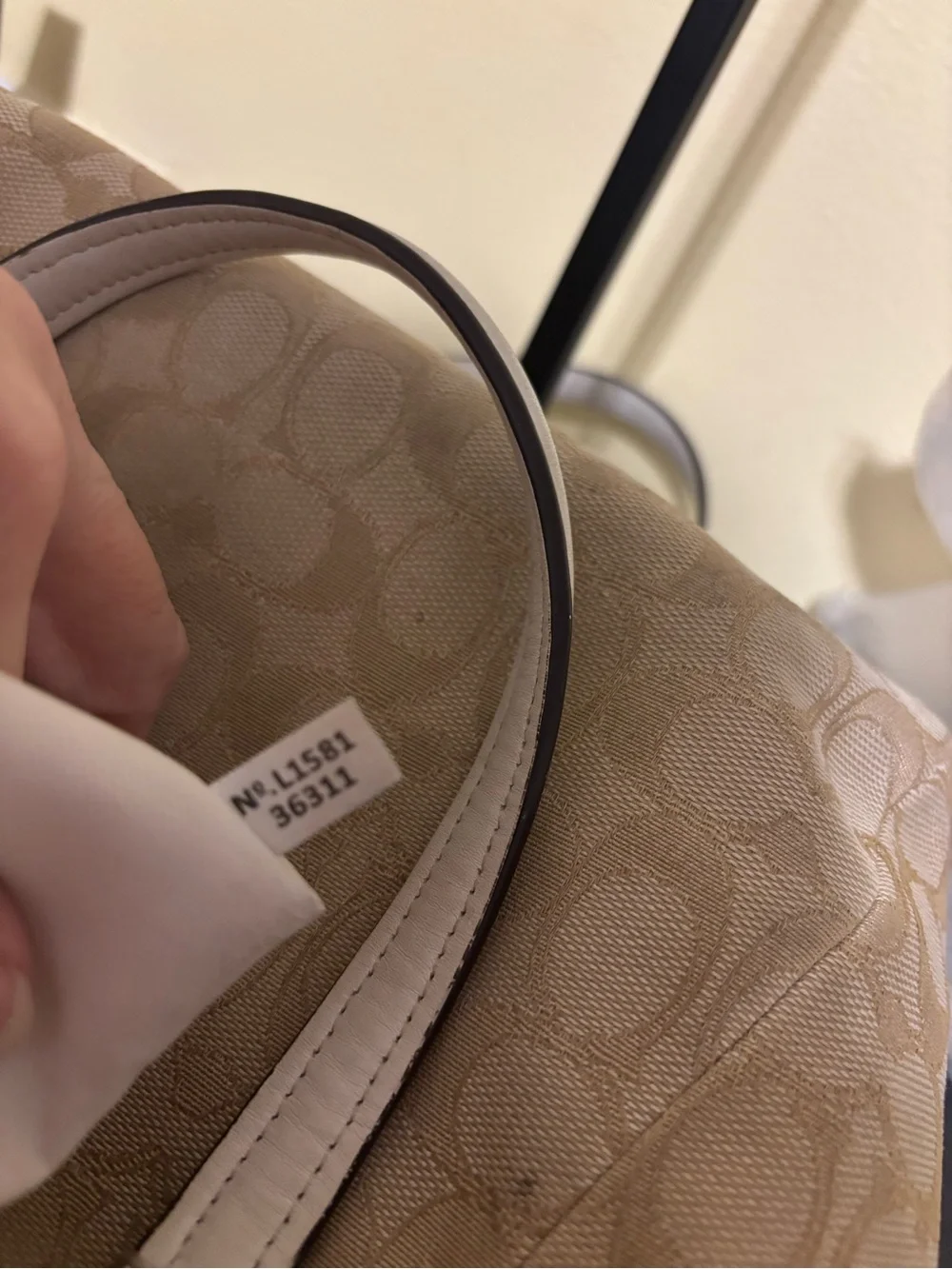 Coach signature jacquard